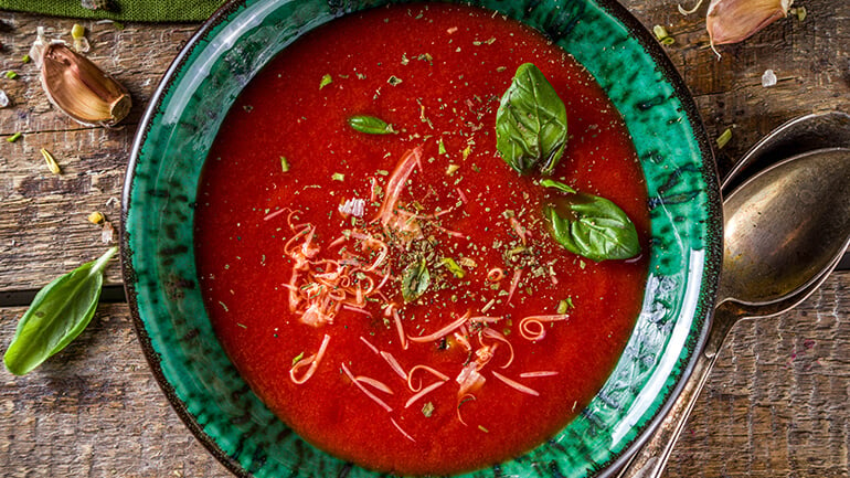 Spiced tomato soup