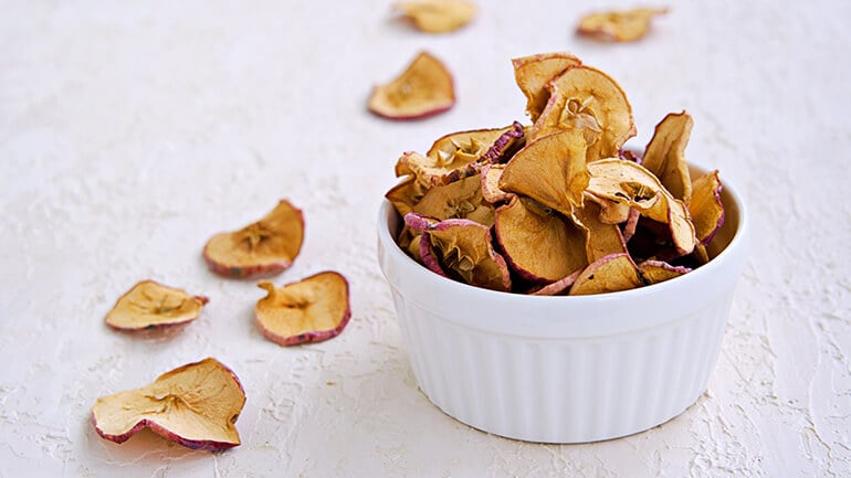 Spiced apple snack